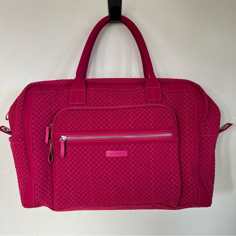 Vera Bradley Compact Weekender Rose Petal